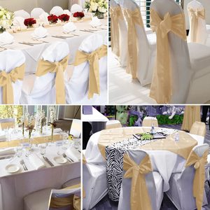Champagne Sage ghế sashes đàn hồi Ghế Ban nhạc với khóa thanh trượt Spandex Ghế cung cho bữa tiệc và đám cưới - Product Image 5