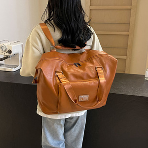 Sac de voyage de beauté en PU avec logo personnalisé, léger et portable, organiseur de soins de la peau pour les vacances, sac à chaussures de voyage anti-poussière - Product Image 5