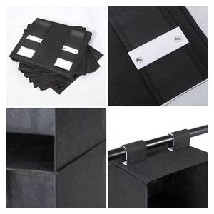 Organisateur de rangement suspendu pour armoire en tissu non tissé 90G à six couches, pliable et multi-niveaux - Product Image 3