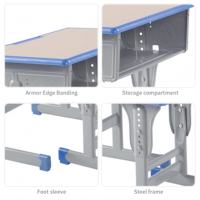 Ensemble table et chaise réglables pour étudiants, design moderne et populaire, vente en gros, personnalisable, pour chambre d'enfant ou lycéen, avec structure en acier durable