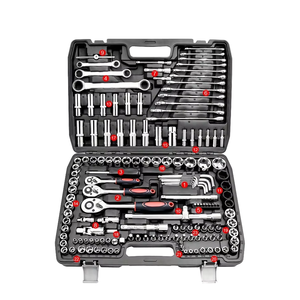 216PCS Professional Hand <b>Tool</b> <b>Set</b> | <b>Mechanic</b> Socket Wrench Kit With Hard Case OEM 1 Year Warranty for Home & Auto Repair 216pcs - Product Image 1
