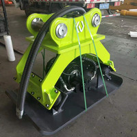 Compacteur à plaques hydraulique vibrant pour mini-excavatrice, personnalisable, garantie 1 an - Vente chaude
