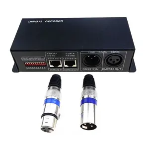 Décodeur DMX512, contrôleur RGBW, 3/4 canaux, 24A/32A, séparateur de pixels LED pour bandes LED <span class=keywords><strong>RGB</strong></span>, éclairage de scène et architectural - Product Image 1