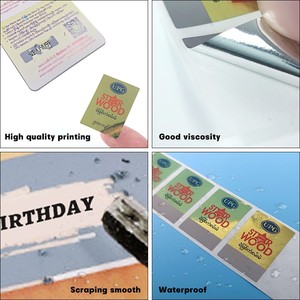 Tùy chỉnh dán Scratch Off nhãn Nhà cung cấp bạn có thể nhập khẩu trực tuyến - Product Image 5