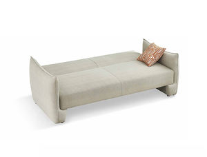 Puruo Ensemble de canapés italiens <span class=keywords><strong>pour</strong></span> salon, en tissu technique nordique, sectionnel en L, en coton et lin, avec chaise longue inclinable et fonction lit - Product Image 3