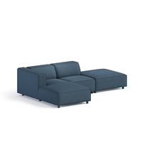 Canapé modulaire personnalisable à assembler soi-même pour les projets d'aménagement intérieur d'hôtels, de bureaux, d'espaces publics et commerciaux