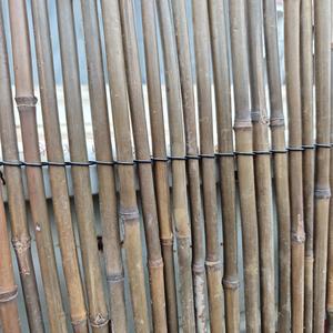 Clôture en <span class=keywords><strong>bambou</strong></span> tressé carbonisé pour extérieur 2,5m x 3m, facilement assemblable pour la décoration et la vente en gros - Product Image 4