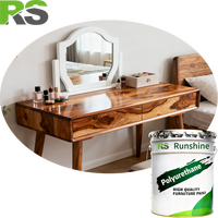 Revêtement en polyuréthane pour bois, finition transparente, peinture pour meubles en bois à haute transparence