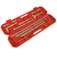 Outils à main d'atelier de garage, marteau battant pour panneau de voiture Dolly Car Dent Repair 13 pcs/Set Body Pry Bars and Wedge Tools