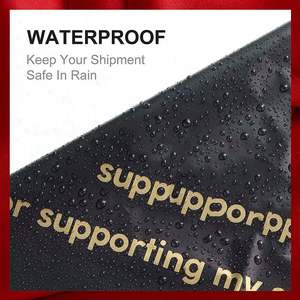 Enveloppes d'expédition écologiques biodégradables blanches sur mesure, sacs d'expédition compostables pour vêtements - Product Image 3