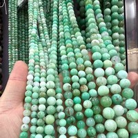 Natürlicher Australischer Chrysopras A+ 6mm 8mm Perlen Hochwertige Chrysopras Lose Edelsteinperlen Geeignet für Handgefertigte Halsketten