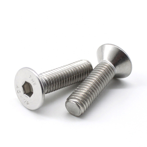 ANSI/GB/DIN/ISO Certified SS304 SS316 M24*3*<strong>60mm</strong> Hex Socket Counteersunk Head <strong>Screws</strong> for Construction and Industry - Product Image 4