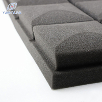 Panneaux acoustiques modernes en mousse de polyuréthane ignifuge en forme de champignon, réduction du bruit de 80 %, densité 20 kg/m³, pour hôtels