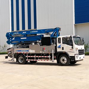Pompe à béton sur camion JIUHE, haute efficacité, bonne qualité, 25m 30m, petite pompe à flèche - Product Image 1