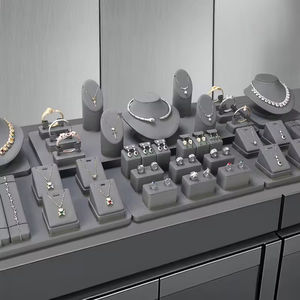 Support de Présentation de Bijoux en Microfibre en Gros, Présentoir Personnalisé pour Bagues, Colliers et Boucles d'Oreilles, Support de Présentation de Bijoux - Product Image 1