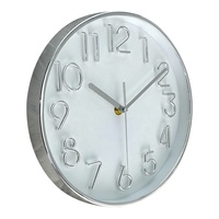 Jam Dinding Analog Quartz Satu Sisi dengan Dial Angka 3D Abstrak Tradisional untuk Dekorasi Rumah Ruang Tamu