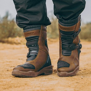 Scoyco Moto Moto Touring Enduro Moto in pelle Boot uomo avventura <span class=keywords><strong>scarpe</strong></span> impermeabili Moto da equitazione stivali - Product Image 6