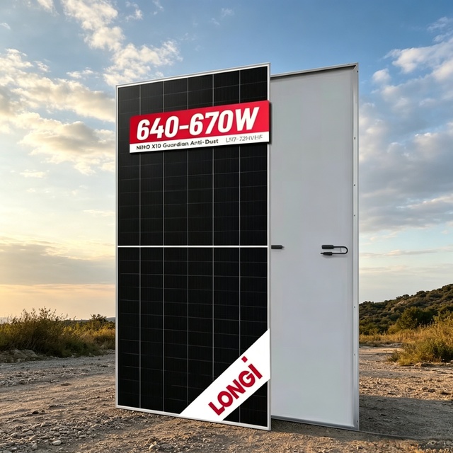 Longi 640-670W Monocrystalline Solar Panel LR7-72HVHF Hi-Mo 10 HPBC 2.0
