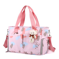 Amiqi ZS81 Populaire logo personnalisé luxe de haute qualité voyage maternité fourre-tout couche momie bébé sac sac à couches pour maman