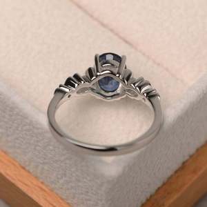 Elegante Anello di Fidanzamento da Donna, Gioiello Scintillante Regolabile Stile Matrimoniale, Regalo di San Valentino - Product Image 3