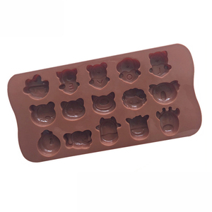 190 Valentine Của Ngày Hệ Thống Silicone Sô Cô La Khuôn Tay Làm Nhựa Silicone Kẹo Ice Khay Sử Dụng BPA Miễn Phí Silicone Tình Yêu Động Vật - Product Image 3