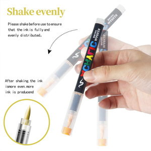 Acrylic Marker New Multicolor Straight Liquid Acrylic Marker Big Color Art Student Professional Acrylic Brush <b>Set</b> - Product Image 3