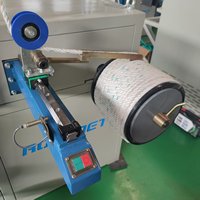 Machine à enrouler les cordes en plastique entièrement automatique, moteur multi-tension (220V-480V), capacité de 300 kg, diamètre de corde de 3 à 12 mm