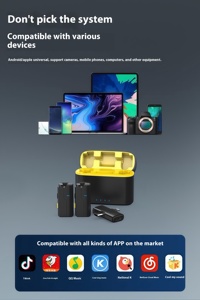 2025 xu hướng không dây ngưng Lavalier Microphone sạc trường hợp Tương thích iPhone máy tính xách tay chơi game giao diện điều khiển loại C kết nối - Product Image 5