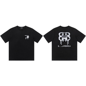 BLCG Y2K Abbigliamento Uomo T-Shirt di Alta Qualità 100% Cotone Streetwear Vestibilità Regolare Stampa Digitale Anti-Piega Asciugatura Rapida - Product Image 4