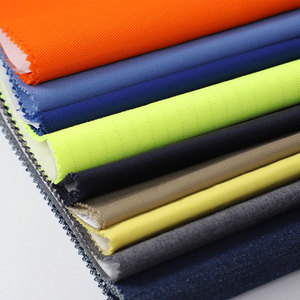 Tela vaquera ignífuga Xinke, 100% algodón, teñida lisa, tejida, para pantalones de trabajo, uso en primavera y verano. - Product Image 2