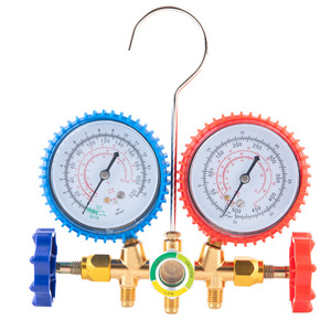 Kit de manomètre de pression pour climatiseur R134a, ensemble de tuyaux de charge de réfrigérant à double manomètre CT-536, manomètre de précision pour voiture et usage domestique - Product Image 2