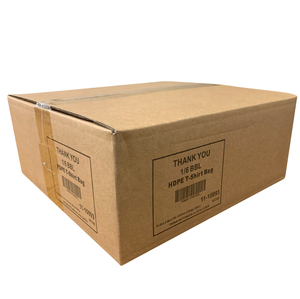 ถุงพลาสติกใส่ของชำแบบเสื้อยืด LDPE HDPE ขนาด 50 ไมครอน พิมพ์ลายตามสั่ง สำหรับซุปเปอร์มาร์เก็ต ผลิตจากวัสดุรีไซเคิล - Product Image 6