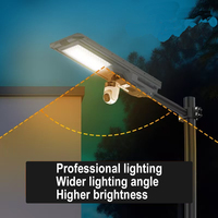 Omsen-Réverbère LED solaire tout-en-un 800W avec caméra de surveillance 4G Wifi V380Pro