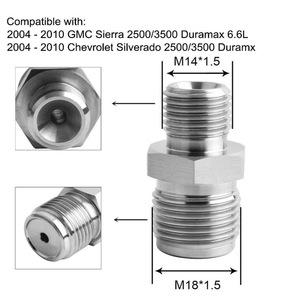 Connecteur de rail de carburant en acier inoxydable M18X1.5 à M14X1.5 pour Chevrolet Silverado GMC Sierra - Product Image 3