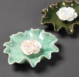 Céramique lotus forme d'encens bâtons <span class=keywords><strong>plaque</strong></span> - Product Image 4
