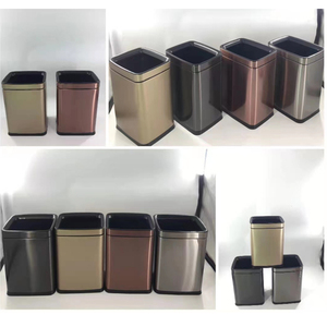 <span class=keywords><strong>Poubelle</strong></span> à double couche écologique Love Heart HX127 en acier inoxydable, type induction, à ouverture supérieure, pour le stockage des déchets en intérieur - Product Image 3