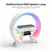 Multifunctionele RGB-verlichting BT-speaker draadloze oplaadbare slaap-witruis-speaker met timerfunctie draadloze Bluetooth-speaker