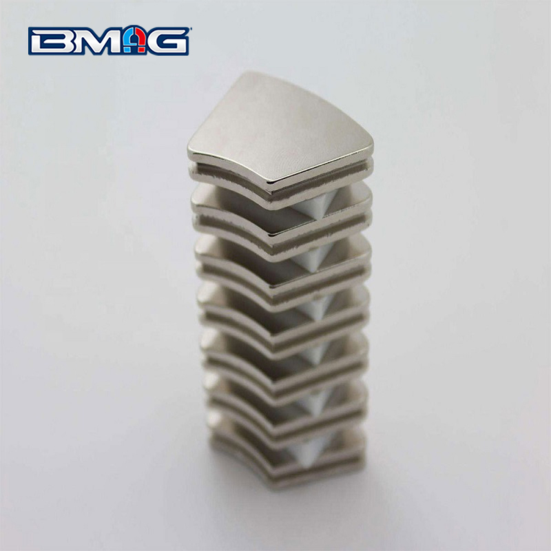 Магнитный Неодимовый подшипник Halbach, сегментный моторный магнит N45