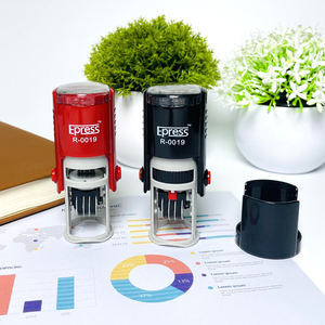 เครื่องทำตรายางคุณภาพสูง ขนาดเล็ก 19 มม. ทรงกลม พลาสติก ยาง แบบเติมหมึกอัตโนมัติ สำหรับทำ<span class=keywords><strong>ตรายาง</strong></span>โลโก้บริษัท <span class=keywords><strong>ตรายาง</strong></span>ครู ตามสั่ง - Product Image 6