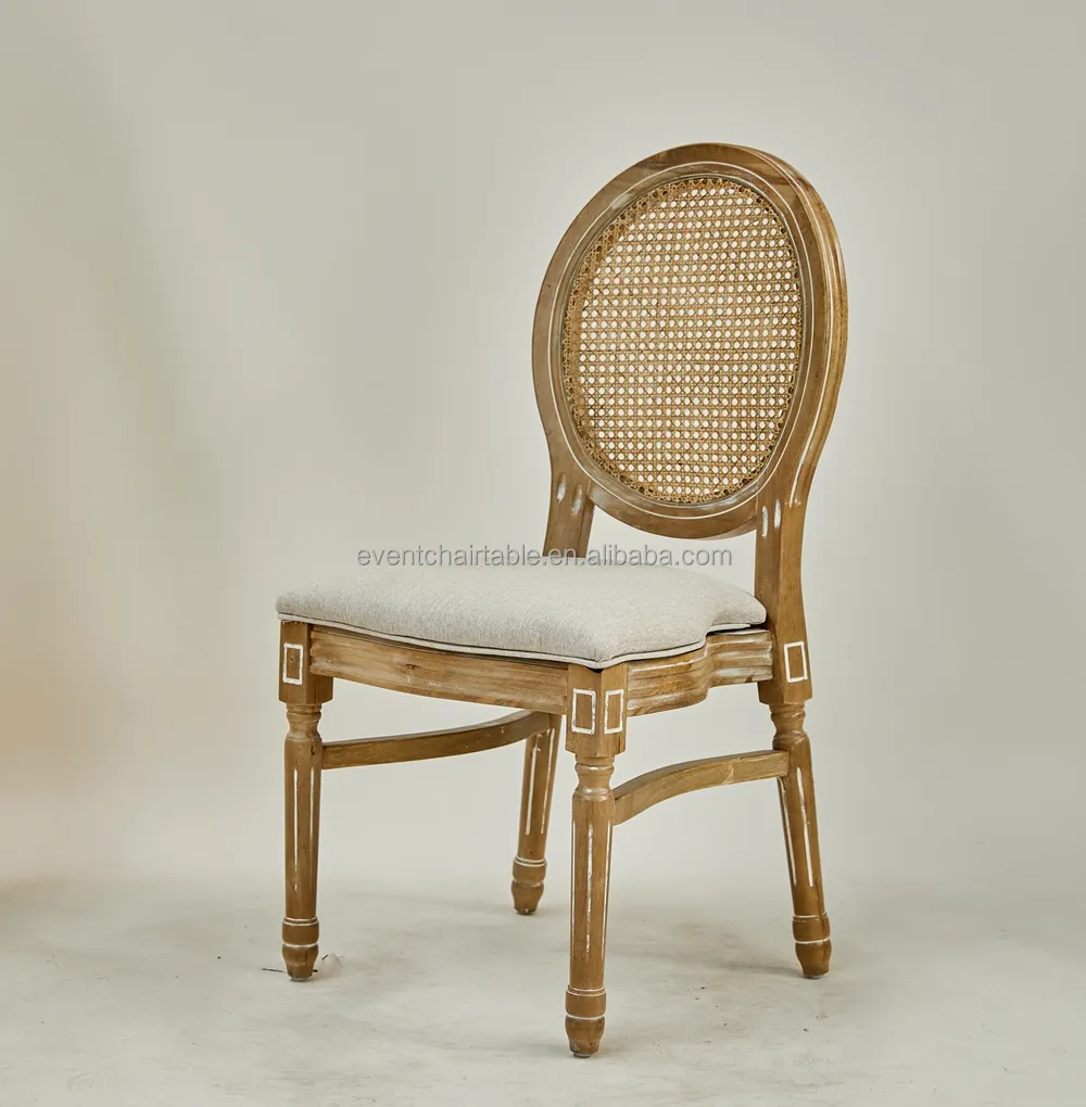 Silla Louis de madera de abedul personalizada de fábrica