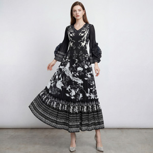 Vestido Plisado Miyake de Moda para Mujer, Elegante, Tallas Grandes, Nueva Colección Verano 2026, Venta Caliente, Venta al por Mayor - Product Image 1