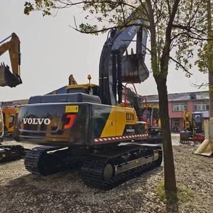 Kullanılan mühendislik inşaat makinesi hidrolik ekskavatör VOLVO ec210 /21ton orta paletli kullanılan kazıcı ekskavatörler