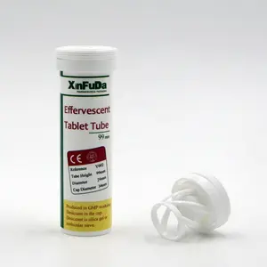 Embalagem de plástico personalizado recipiente beber vitaminas e soro eletrolíte efervescente tubo para venda da china fornecedor