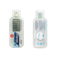 Enregistreur de données portable LCD, appareil USB pour contrôle des aliments et des médicaments, 10 pièces