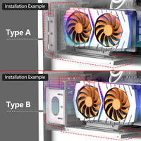 Support GPU Magnétique Ajustable Anti-Affaissement en Aluminium pour Boîtiers PC de Bureau – Kit de Montage Métallique