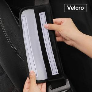 YUSEN - Fundas Protectoras para Cinturón de Seguridad de Coche, Autoadhesivas, Ecológicas, con Logotipo Personalizado, de Cuero, 2 Piezas, Compatibles con Todos los Coches - Product Image 3