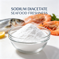 Diacétate de sodium E262 en poudre CAS126-96-5 FEMA3900 de qualité alimentaire Casher Halal Additif antimicrobien pour snacks, condiments et aliments pour animaux