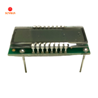 Module LCD, compteur d'impulsions à 6 chiffres, affichage réfléchissant, 5V, faible consommation, interface 4 fils, industriel, WT06102B