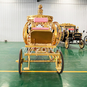 Carruaje de Cenicienta con Forma de Calabaza en Venta, Personalizable, en Oferta, Carruaje Eléctrico sin Caballos para Bodas, Estilo Cenicienta - Product Image 4