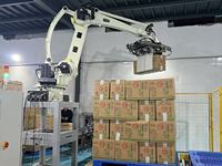 Bras robotisé d'emballage automatique à grande vitesse, robot palettiseur automatique en ligne pour l'empilage de sacs et de cartons